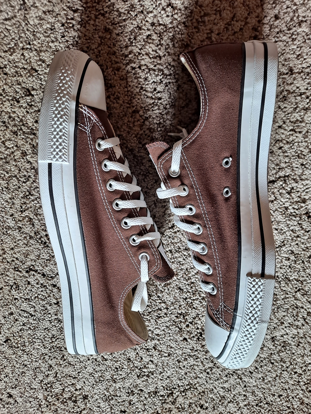 Converse Chuck Taylor All Star Men's Chocolate Low Top Sneakers Size 13 - Picture 4 of 6